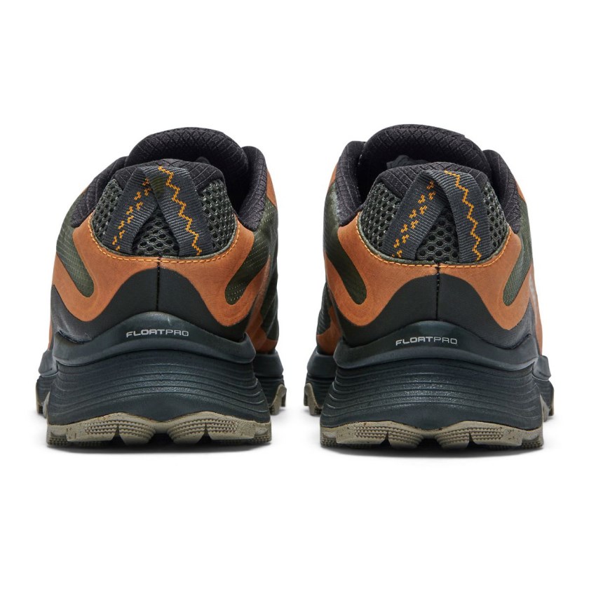 Chaussures Randonnée Merrell Moab Speed Vert Olive/Orange Homme | N.P.JAOS